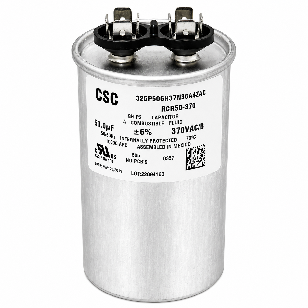 Capacitor 370V 50MFD