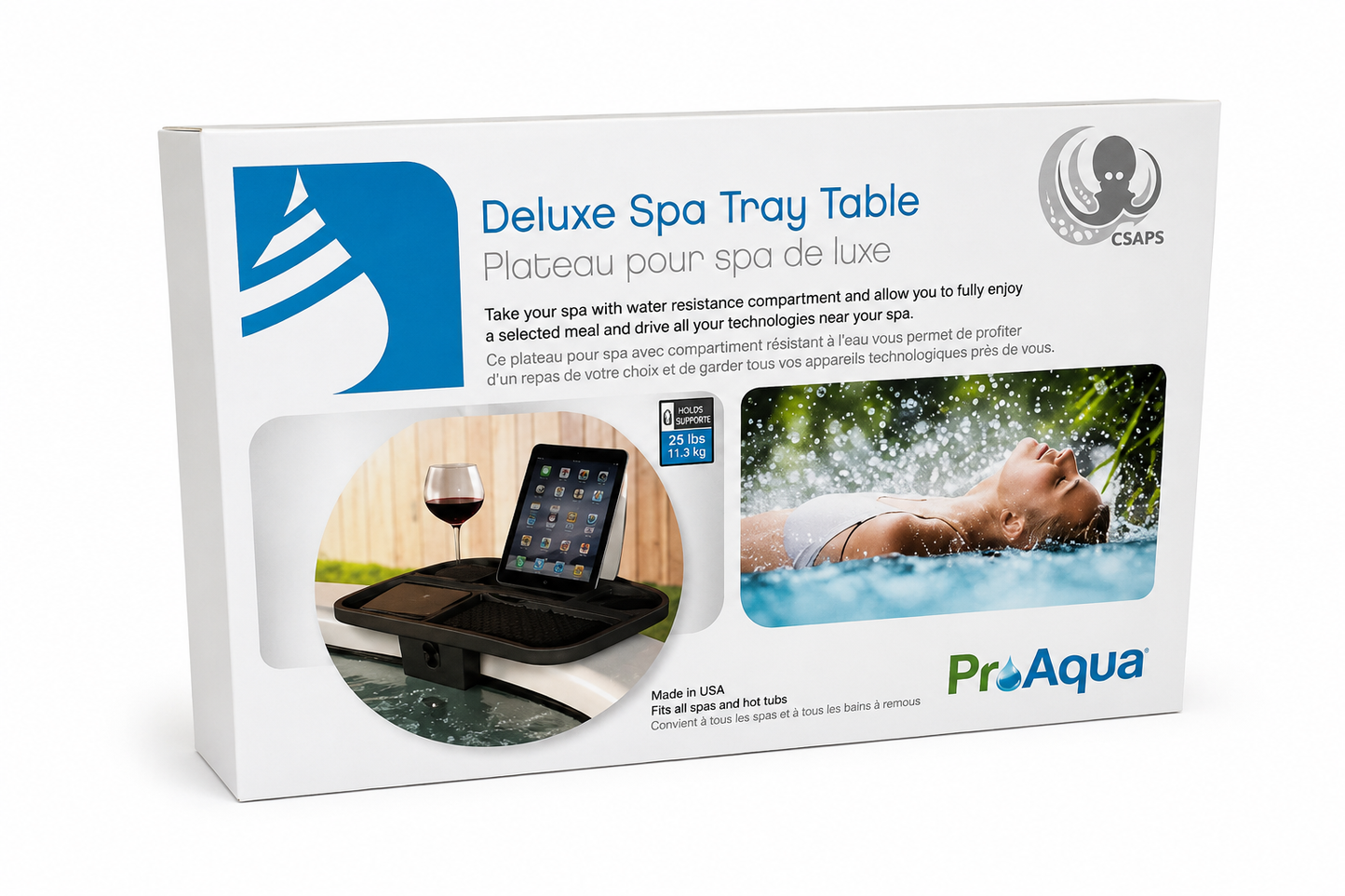 Deluxe Spa Tray Table
