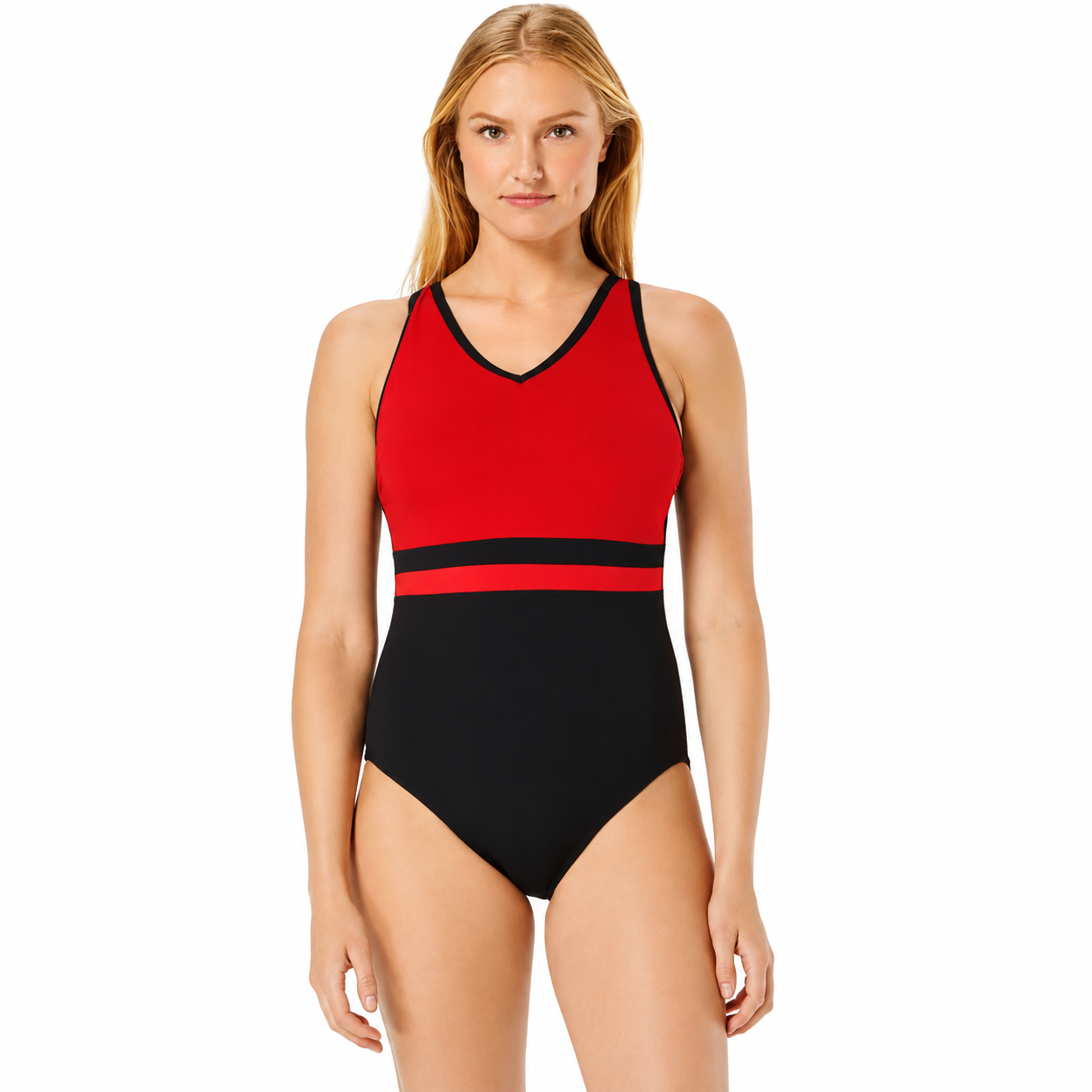 V-Neck Girl Leg 1 Piece by Gabar