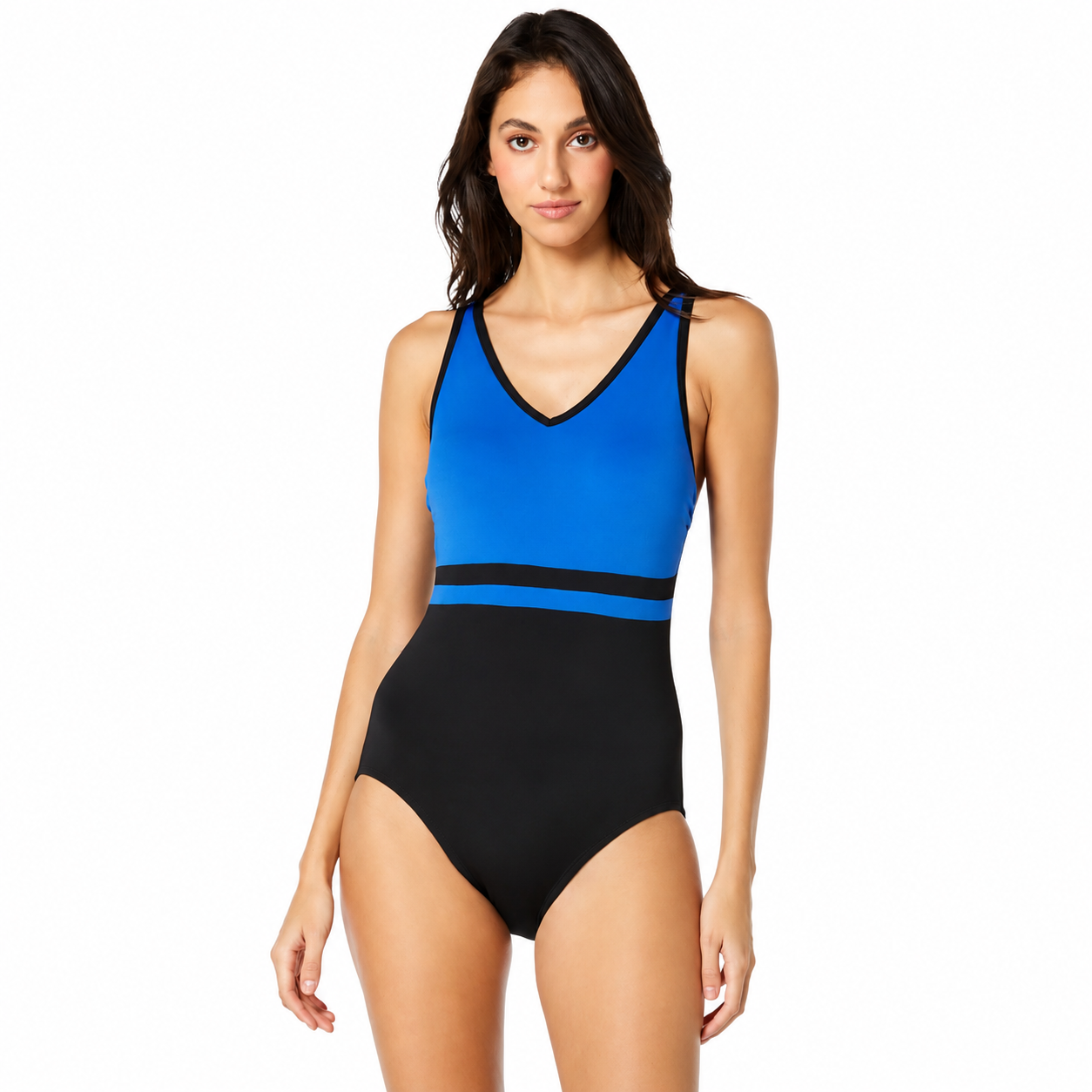 V-Neck Girl Leg 1 Piece by Gabar